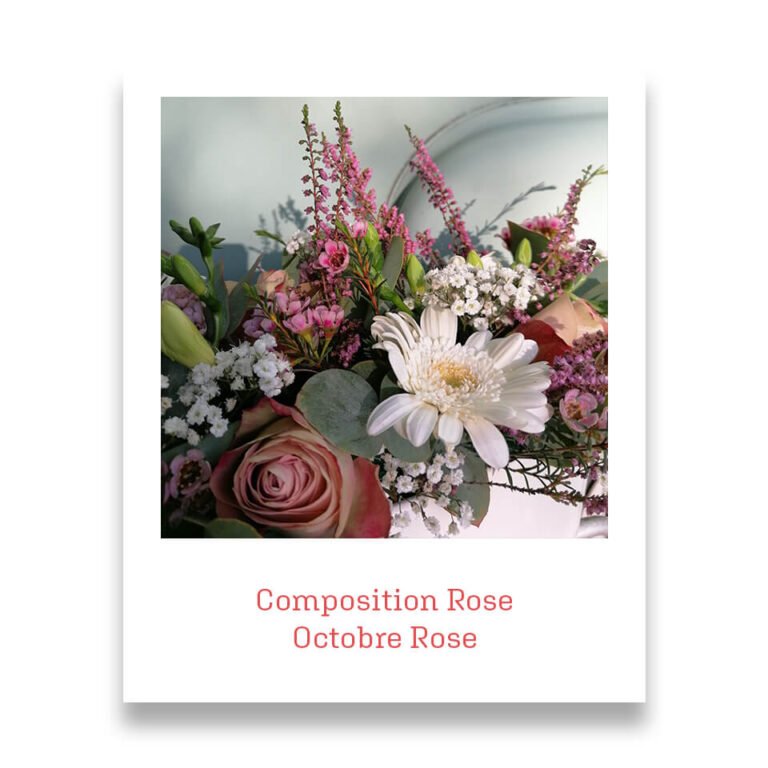 Composition "Rose" pour Octobre Rose